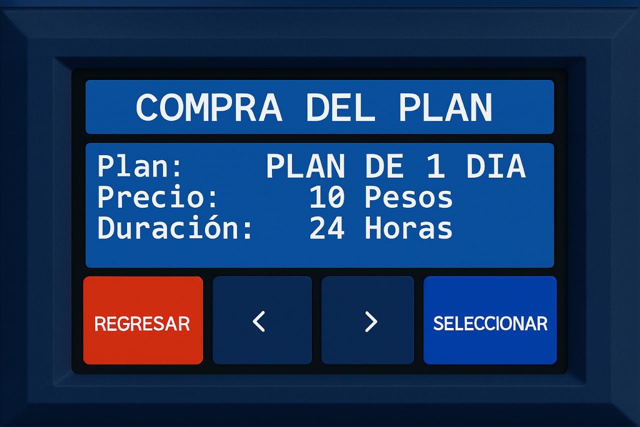 Pantalla de módulo vending ProRed